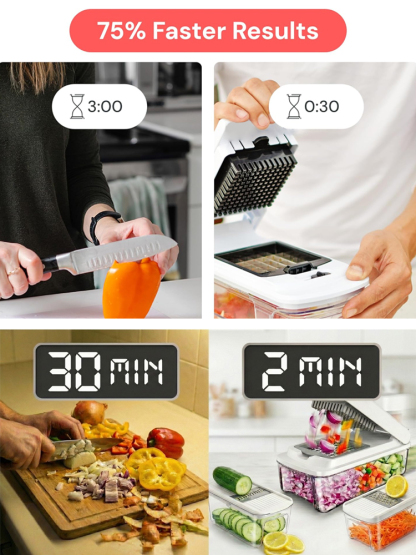 Multifunctional vegetable cutter