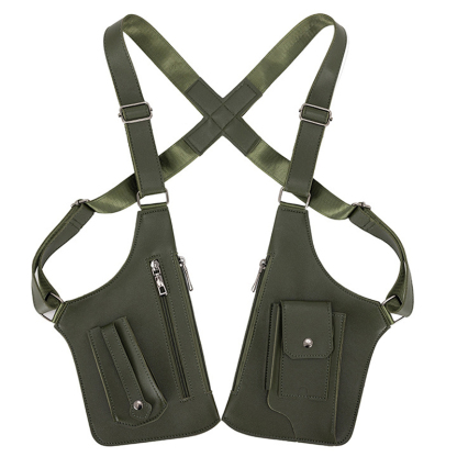 Men's Retro Crossbody Chest Bag