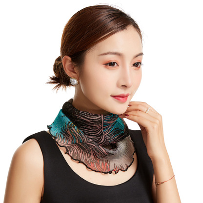 Pullover Thin Sunshade Veil Scarf Neck Protection Scarf