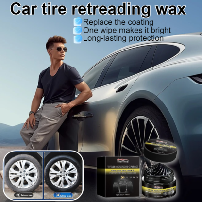 Car Tire Wheel Refinishing Longlasting Dust Removal Wax
