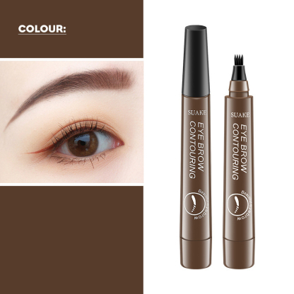 Simulation Liquid Rooted Eyebrow Pencil Wild Eyebrow Colorless Quad Eyebrow Pencil