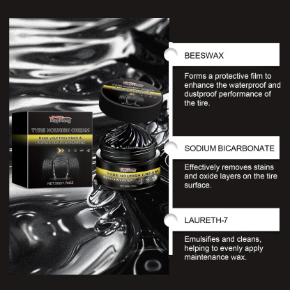 Car Tire Wheel Refinishing Longlasting Dust Removal Wax