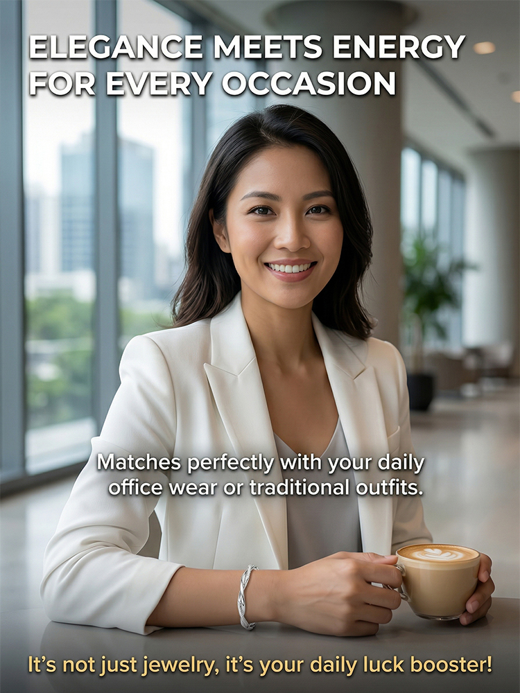 【Infinite Good Fortune】Möbius Strip Tiny Sparkling Energy Bracelet