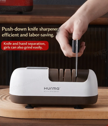 Fully automatic household electric knife sharpener