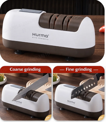 Fully automatic household electric knife sharpener