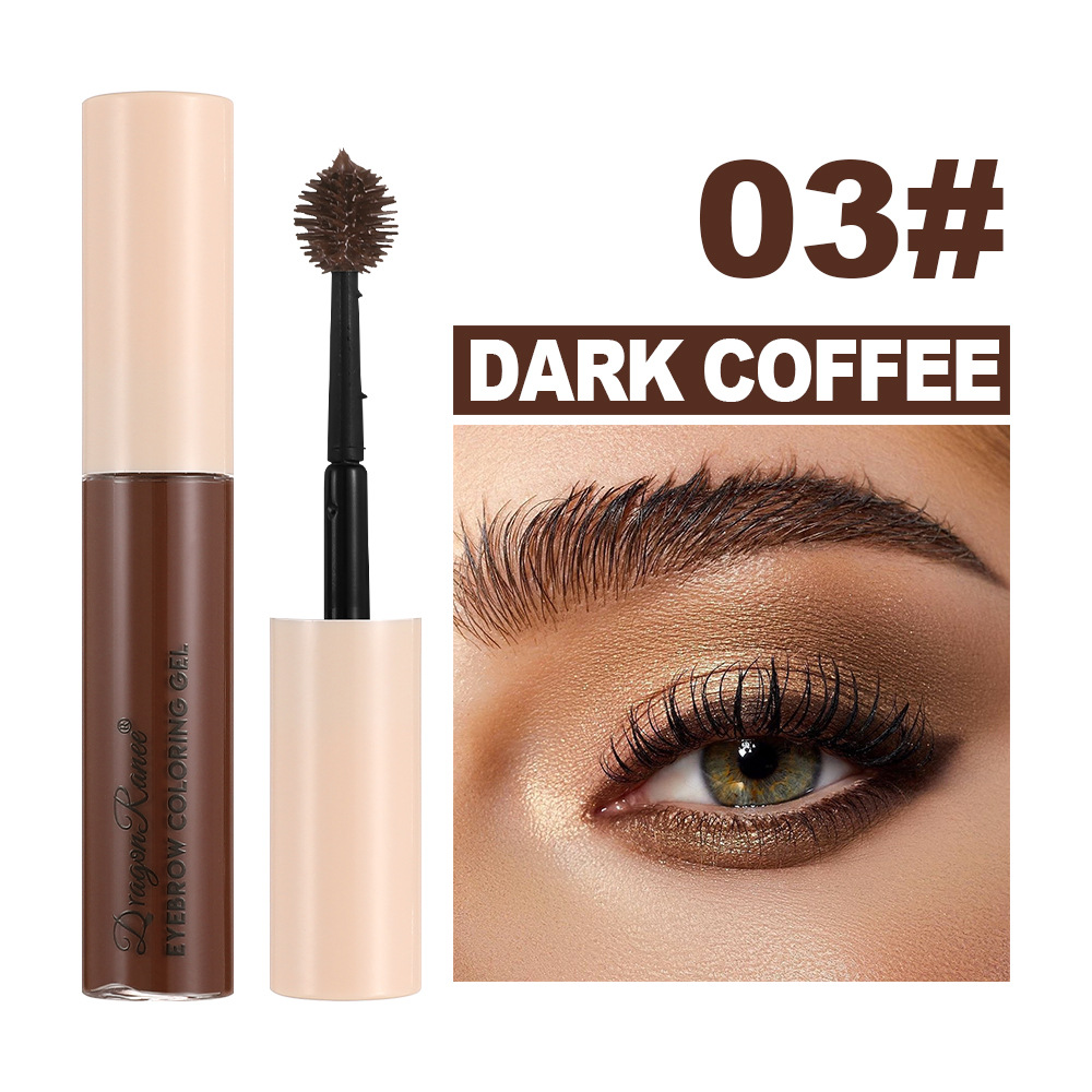 Long-lasting eyebrow tint with sea urchin brush