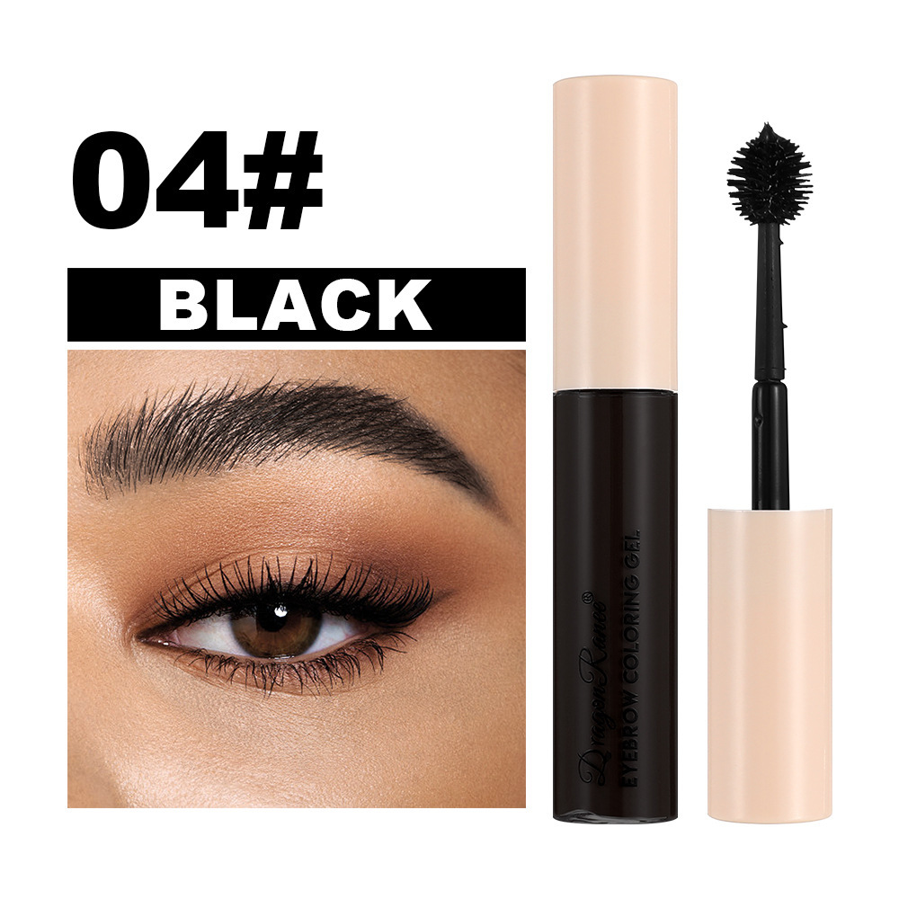 Long-lasting eyebrow tint with sea urchin brush