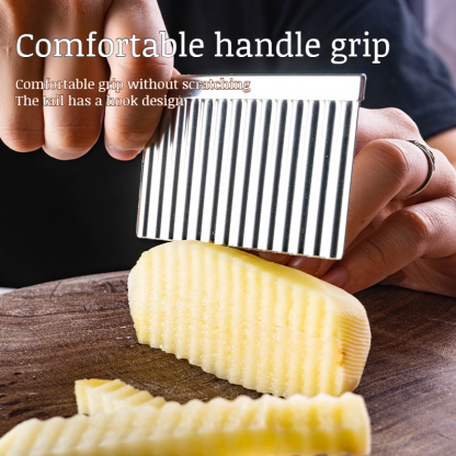 Wave Knife Kitchen Gadget Fancy Potato Slicer Vegetable Cutter