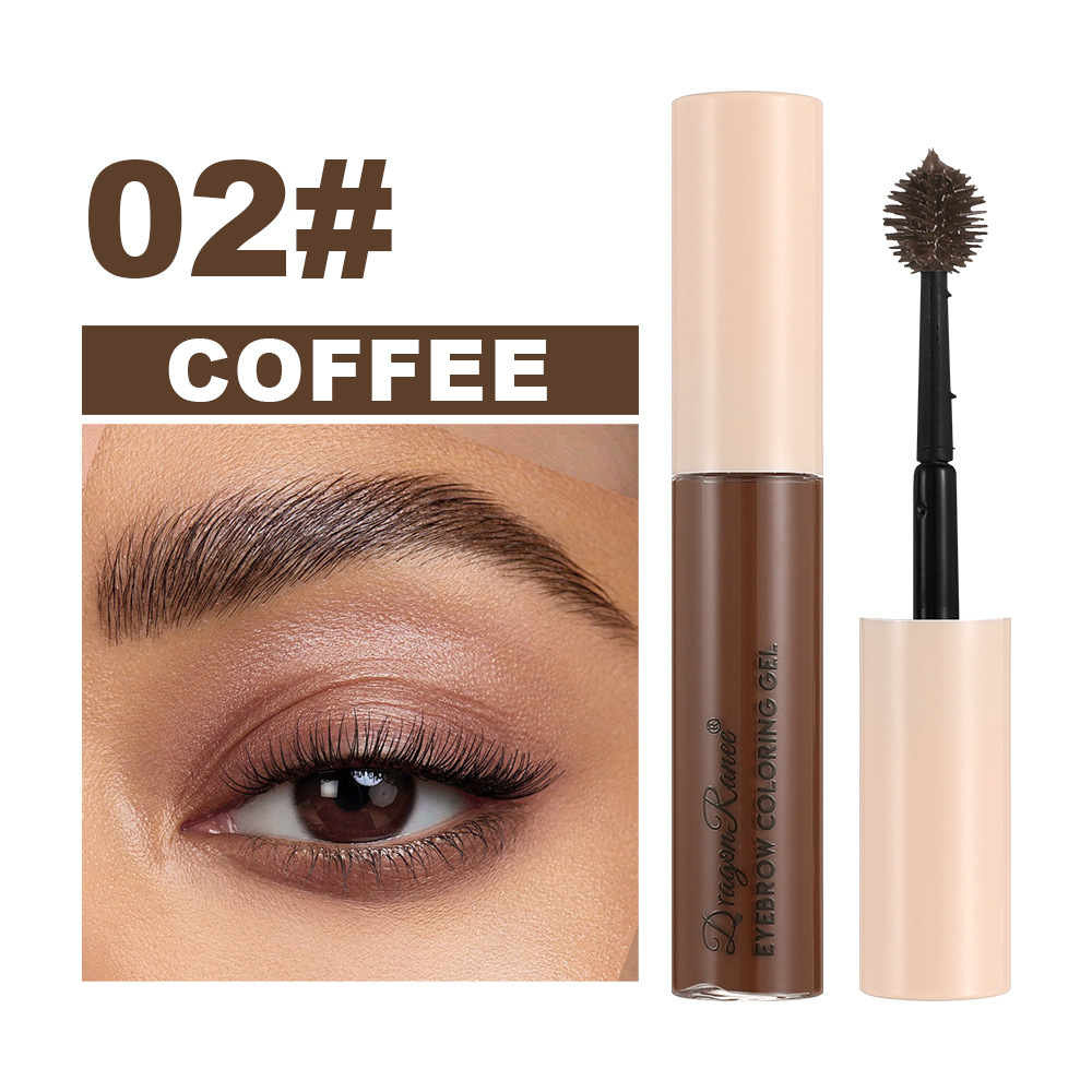 Long-lasting eyebrow tint with sea urchin brush