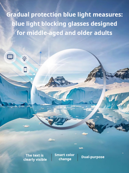 [Far and near use] Color-changing reading glasses