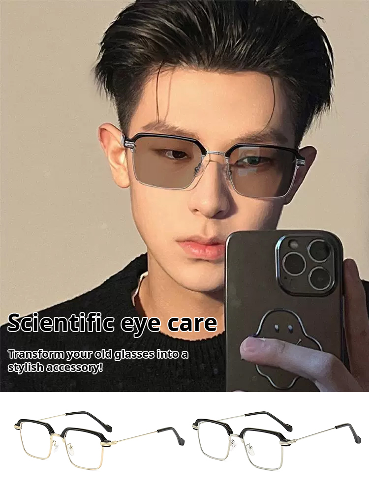 [Far and near use] Color-changing reading glasses