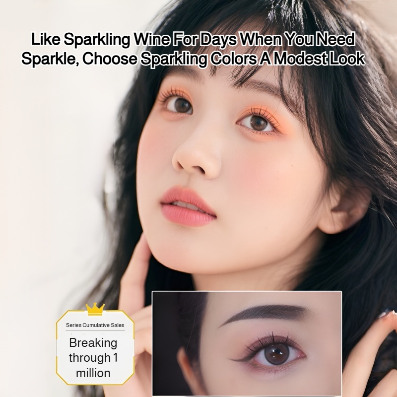 Lazy eyeshadow stick three colors one touch matte earth color concealer light makeup three in one wa