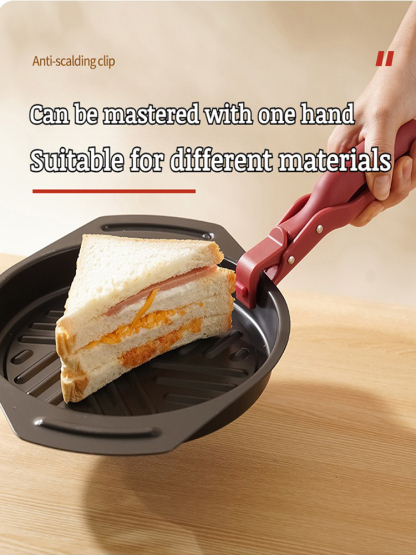 Home plate clip antiscald silicone multifunctional bowl