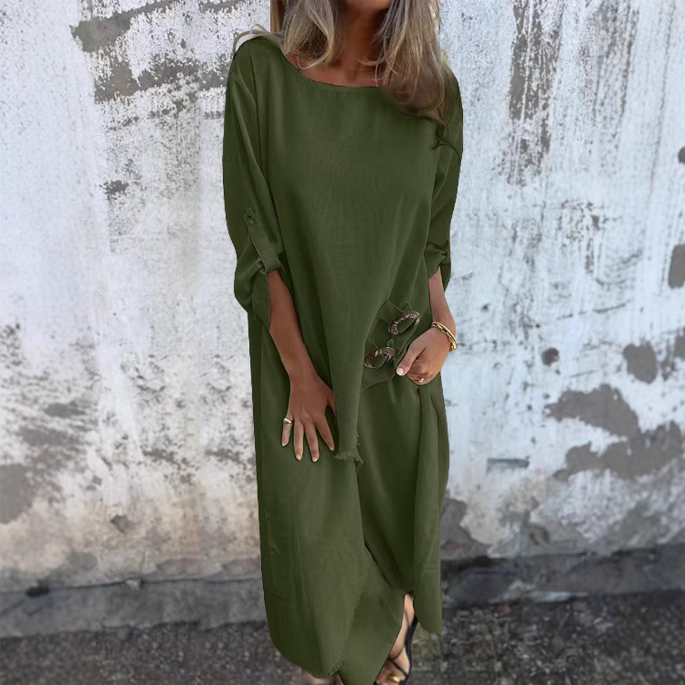 Metal buckle loose irregular suit