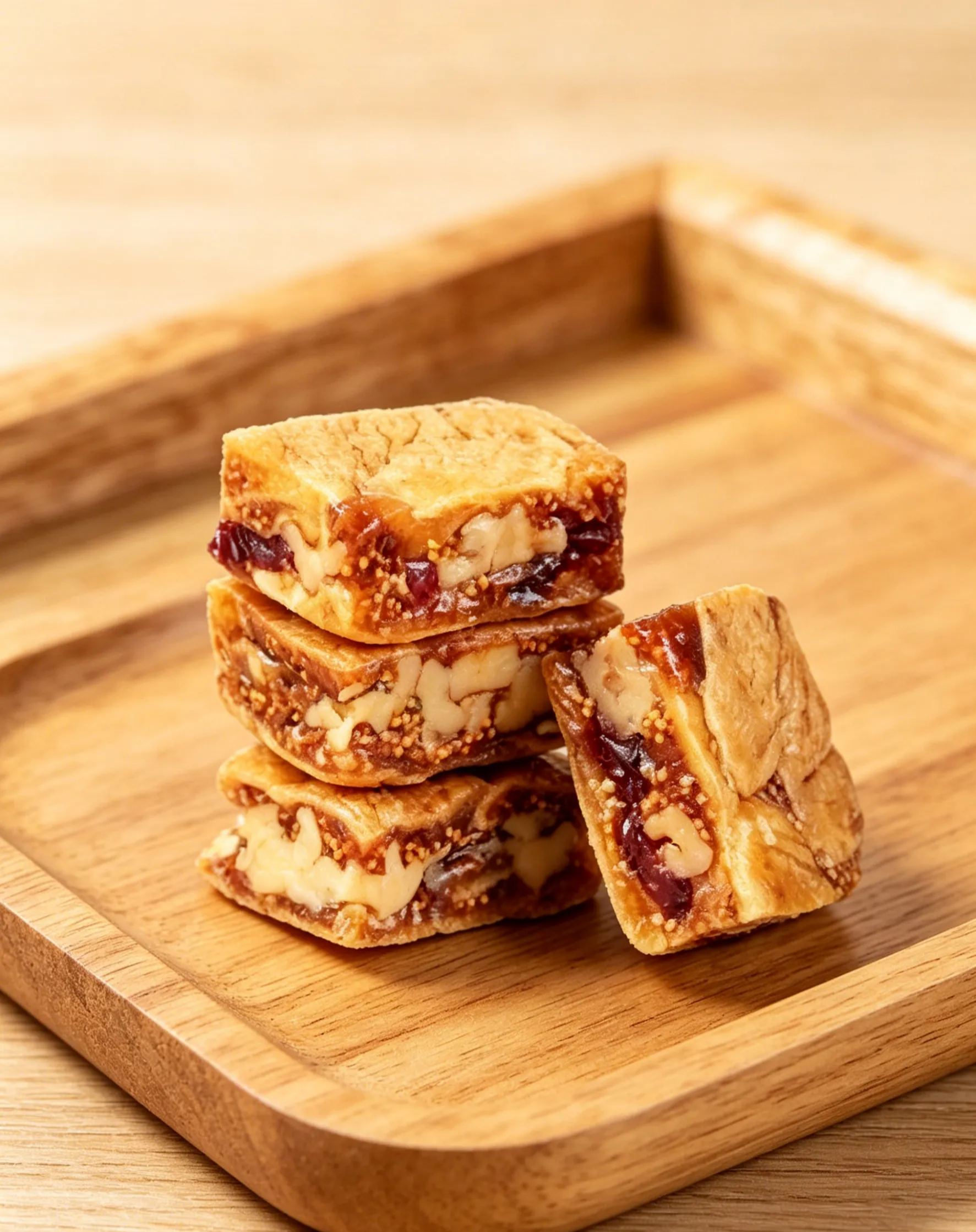 Black Sesame & Cranberry Fig Pastry