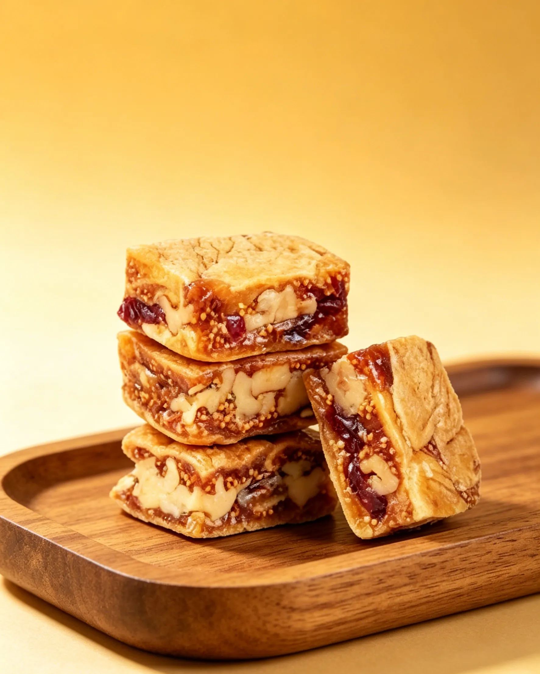 Black Sesame & Cranberry Fig Pastry