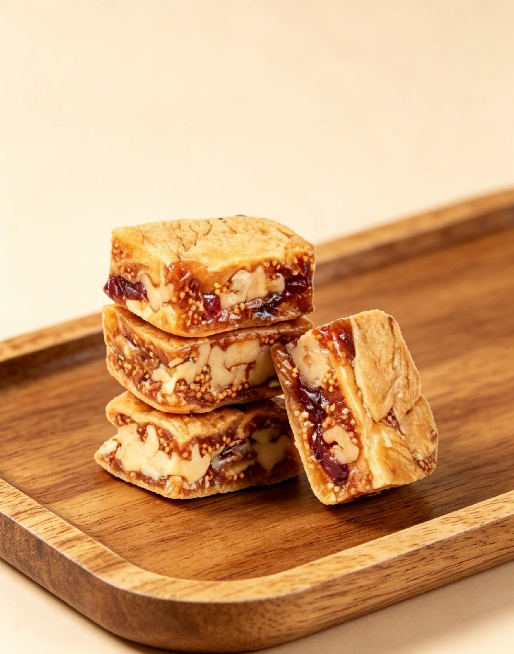 Black Sesame & Cranberry Fig Pastry