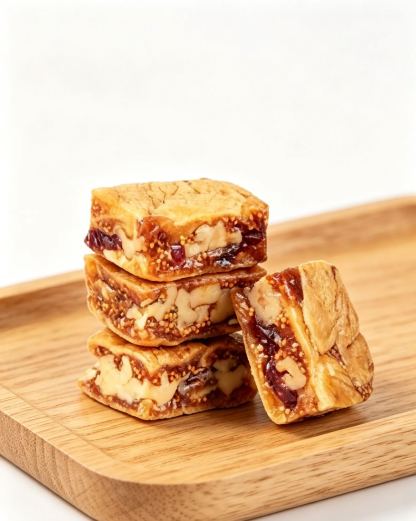 Black Sesame & Cranberry Fig Pastry