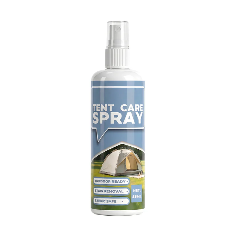 "Heavy rain doesn't penetrate, bird droppings don't stick"—one spray and your tent lasts 10 more yea