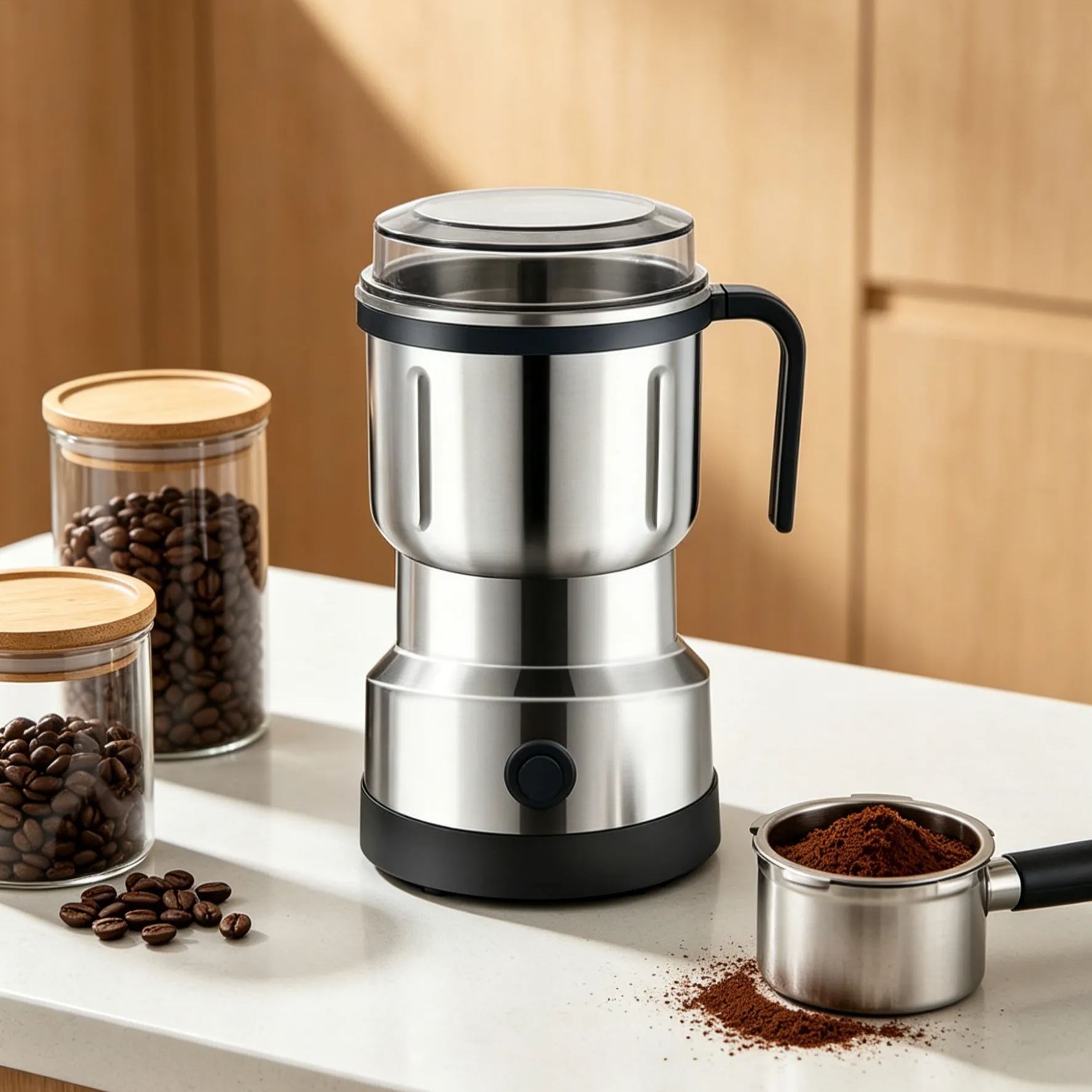 [Efficient Grinding] Multifunctional Electric Grinder for Home Use