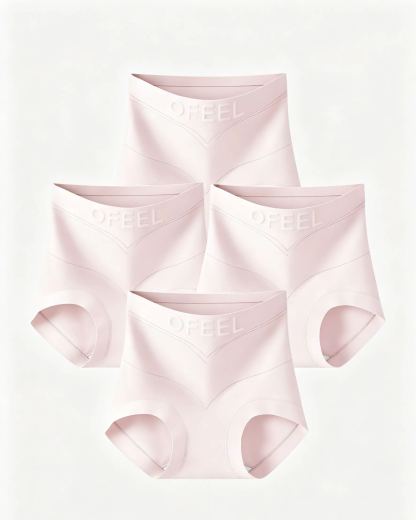 High-waisted tummy control shaping panties