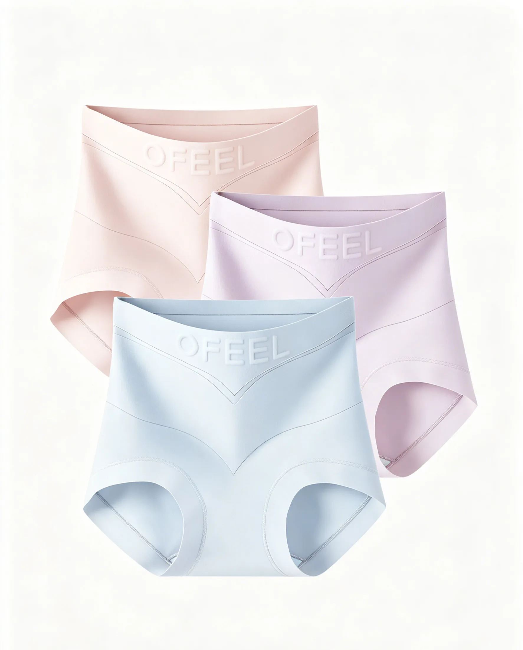 High-waisted tummy control shaping panties