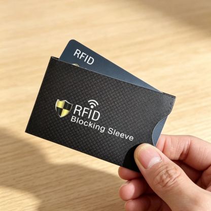 [1 Second to Block Unauthorized Scanning] Aluminum Foil Anti-Magnetic Anti-Theft Card Sleeve