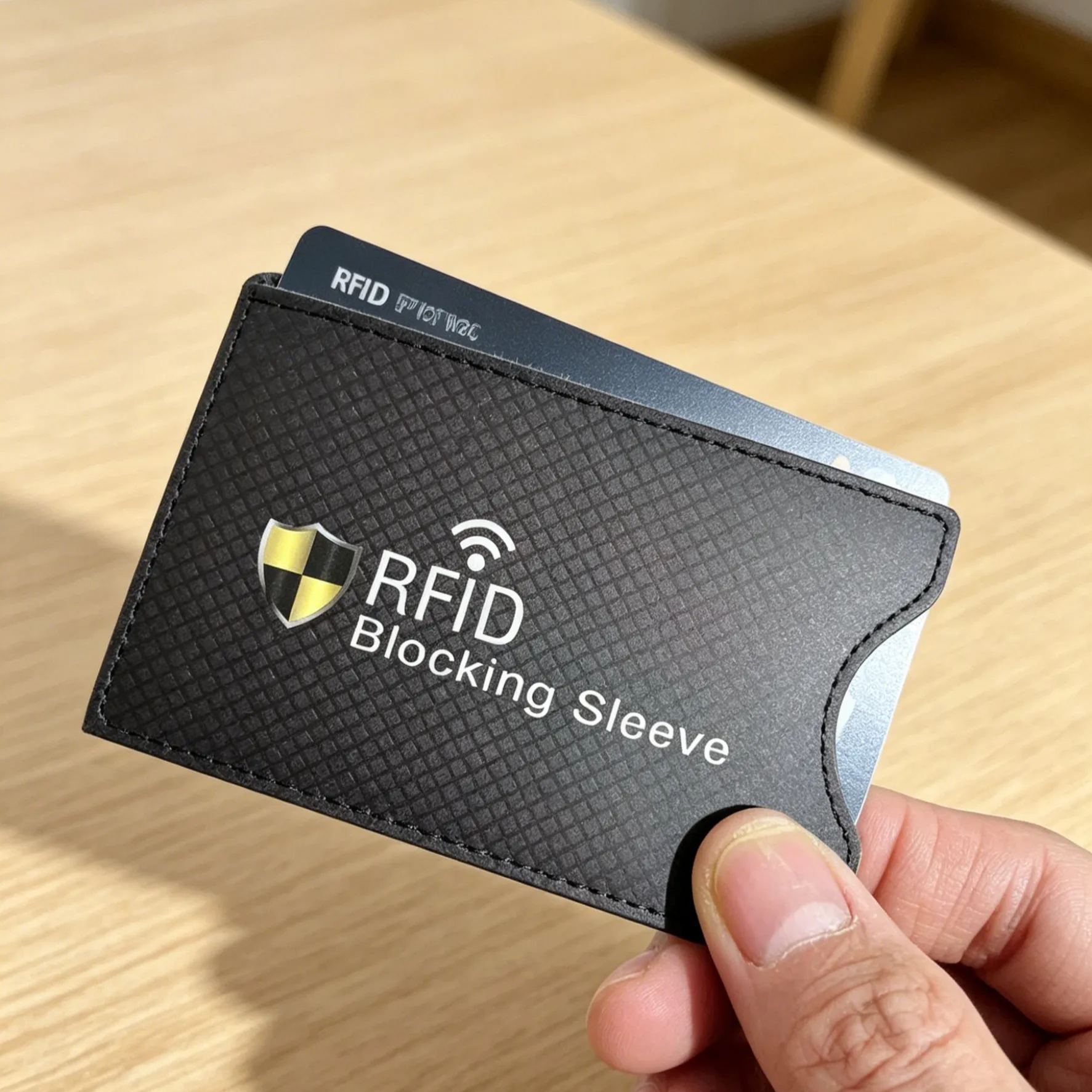 [1 Second to Block Unauthorized Scanning] Aluminum Foil Anti-Magnetic Anti-Theft Card Sleeve