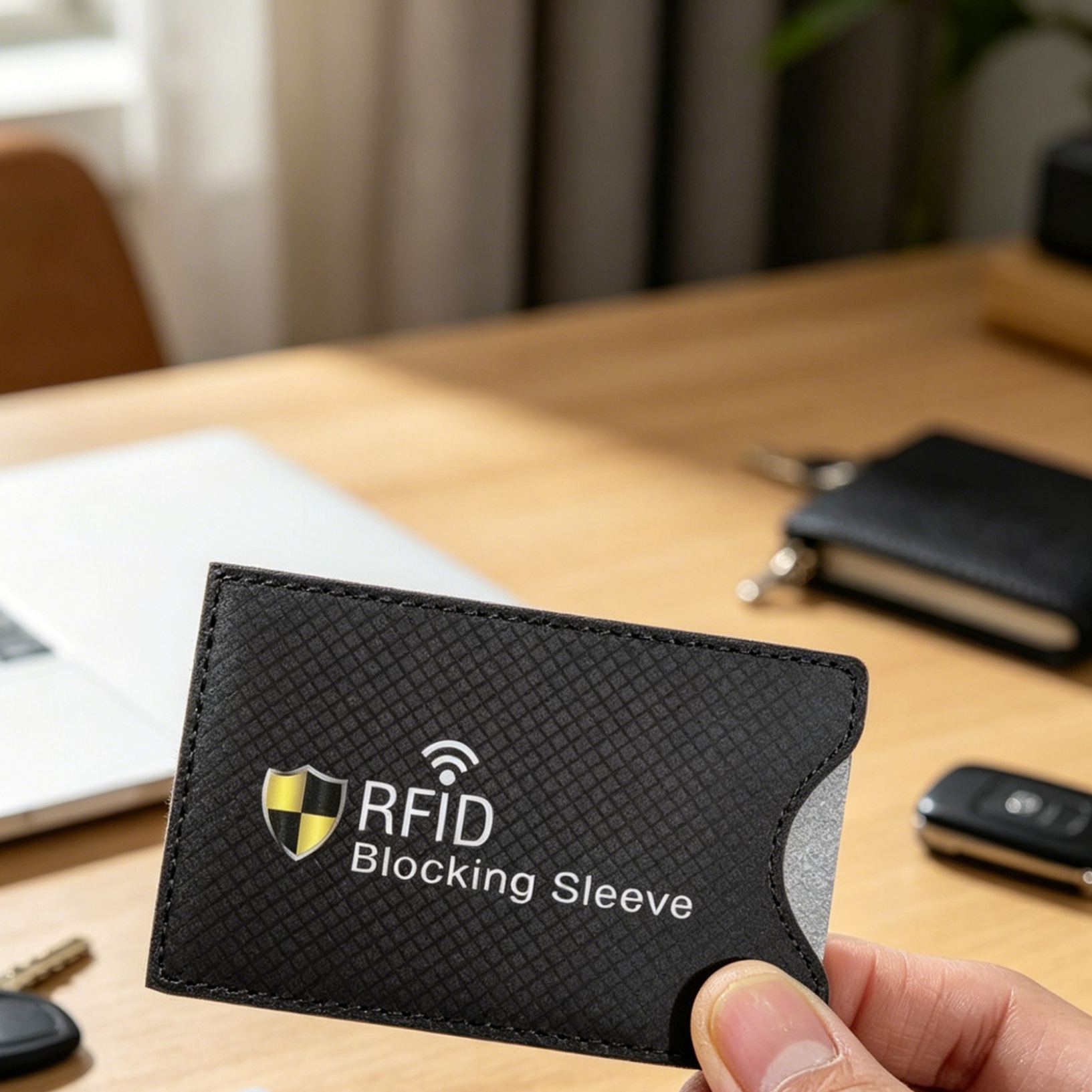 [1 Second to Block Unauthorized Scanning] Aluminum Foil Anti-Magnetic Anti-Theft Card Sleeve