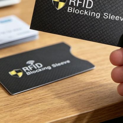 [1 Second to Block Unauthorized Scanning] Aluminum Foil Anti-Magnetic Anti-Theft Card Sleeve