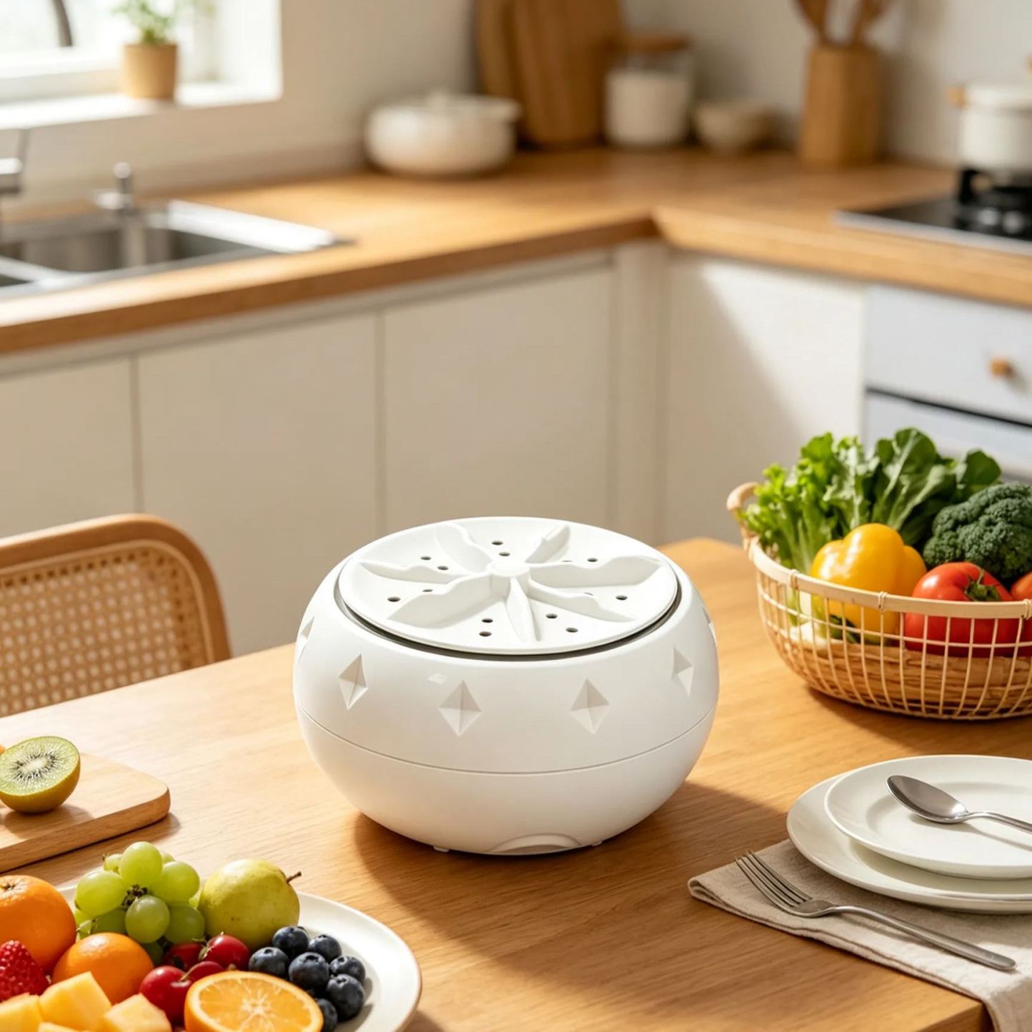 Ultrasonic Fruit and Vegetable Washer