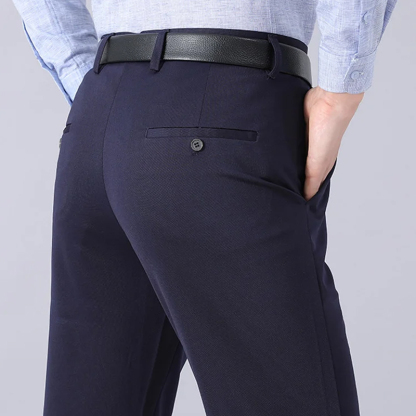 กางเกงสูทผ้าไหมเย็น สไตล์นักธุรกิจ