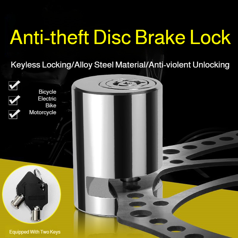 AntiTheft Locks Bicycle Locks Outdoor Brake Disk Mountain AntiTheft