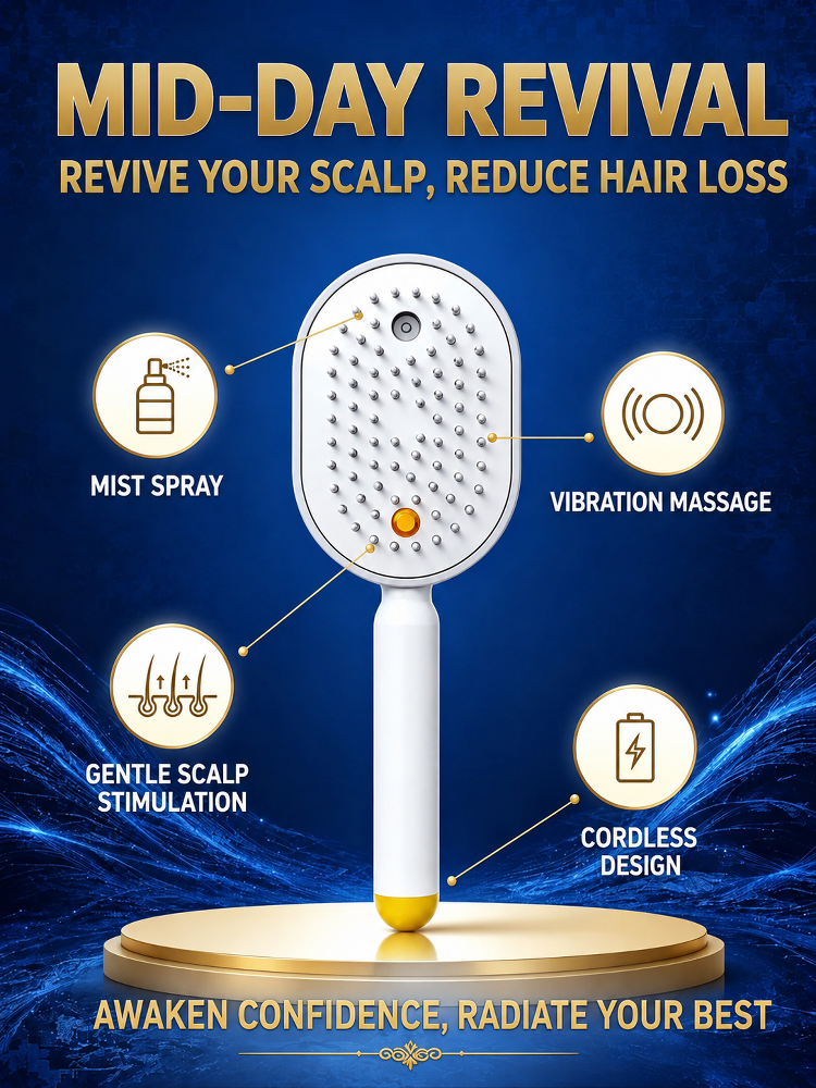 Leave-In Essential Oil Hair Care Red Light Comb