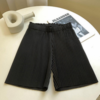 [issey miyake] Pleated Ice Silk Shorts Loose and Thin Pleated Shorts