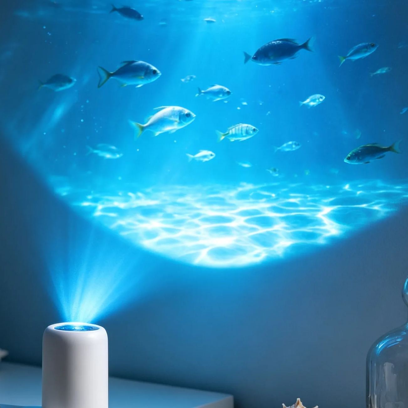 Creative deep sea projection lamp