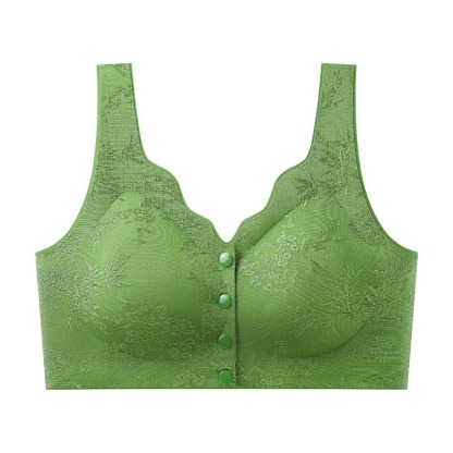 Save sagging and outward expansion: Thin, comfortable, zero-gravity front-closure bra