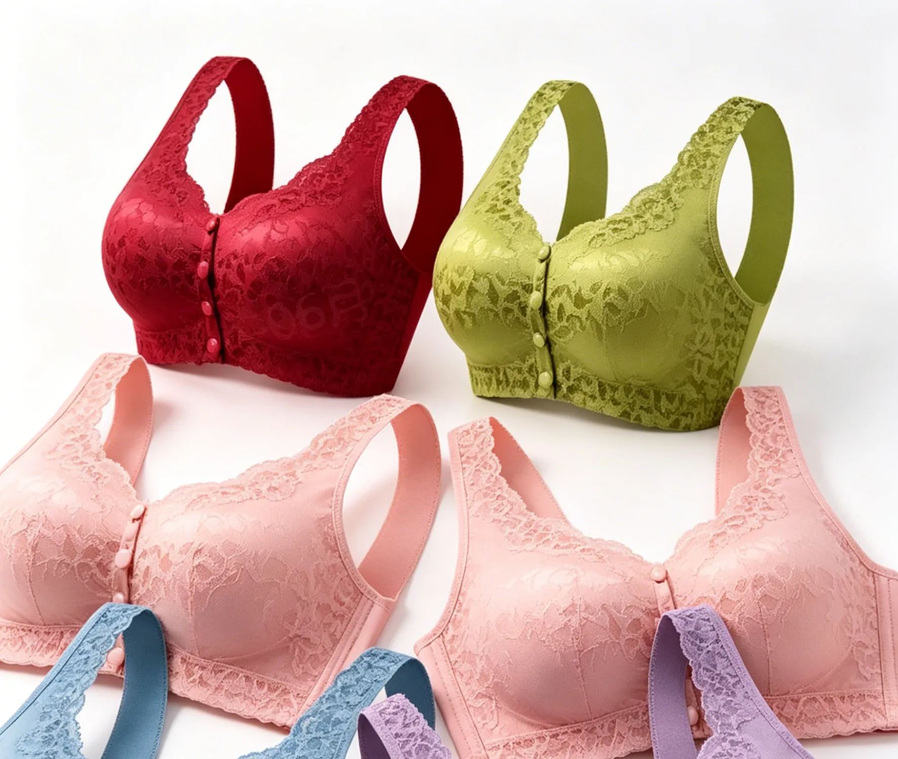 Save sagging and outward expansion: Thin, comfortable, zero-gravity front-closure bra