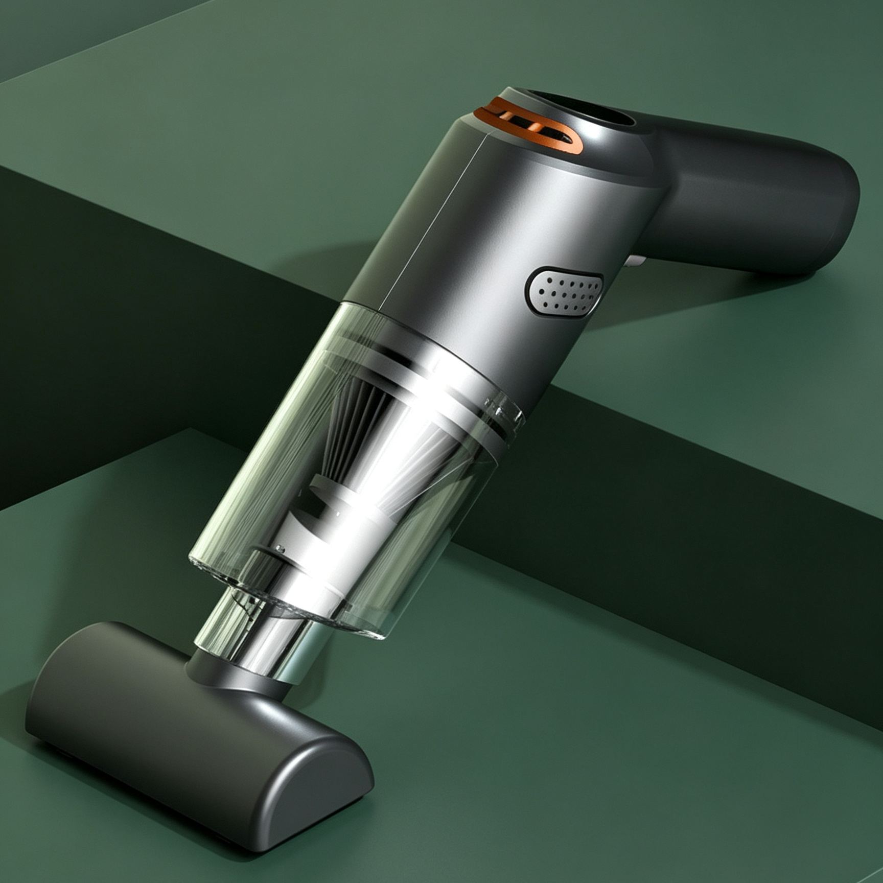 Car vacuum cleaner for dust and mite removal, suitable for both home and car use.