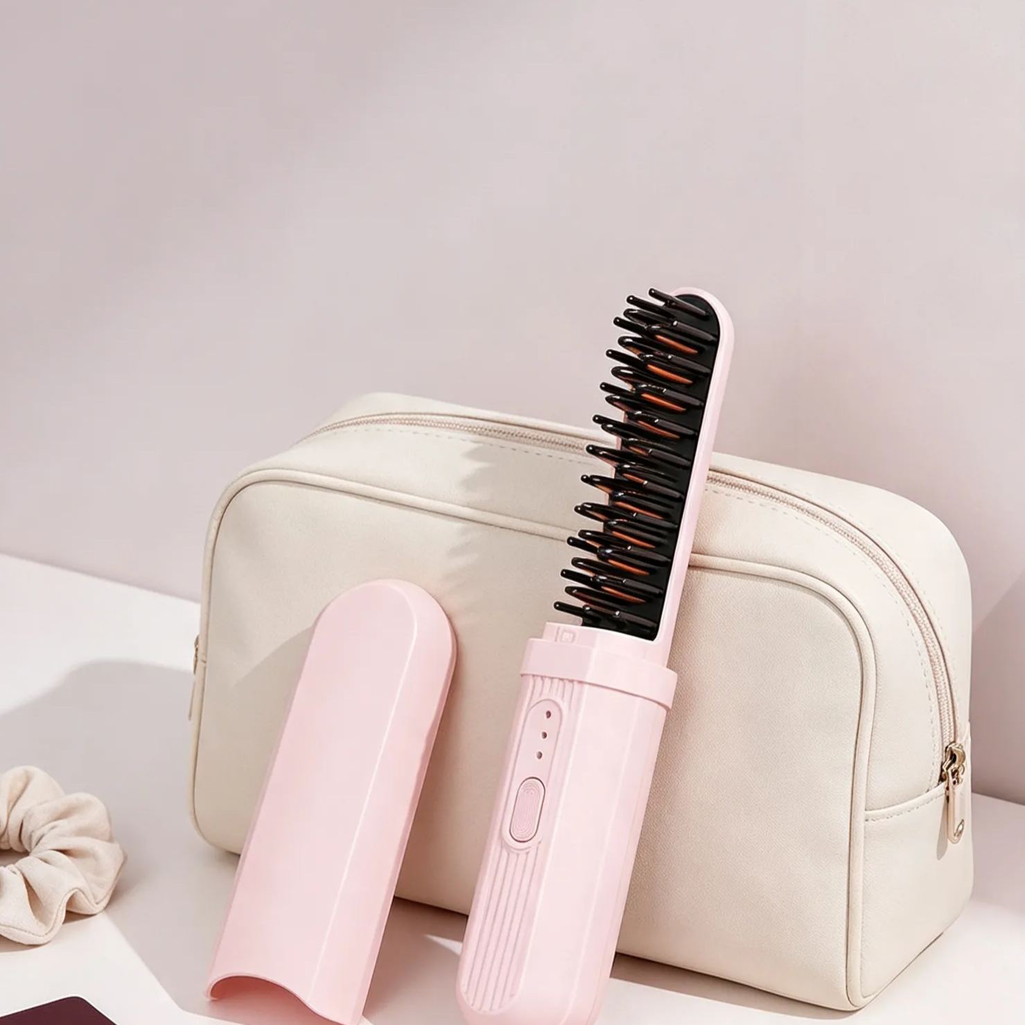 Cordless Ionic Rechargeable Wet and Dry Hair Straightening Brush