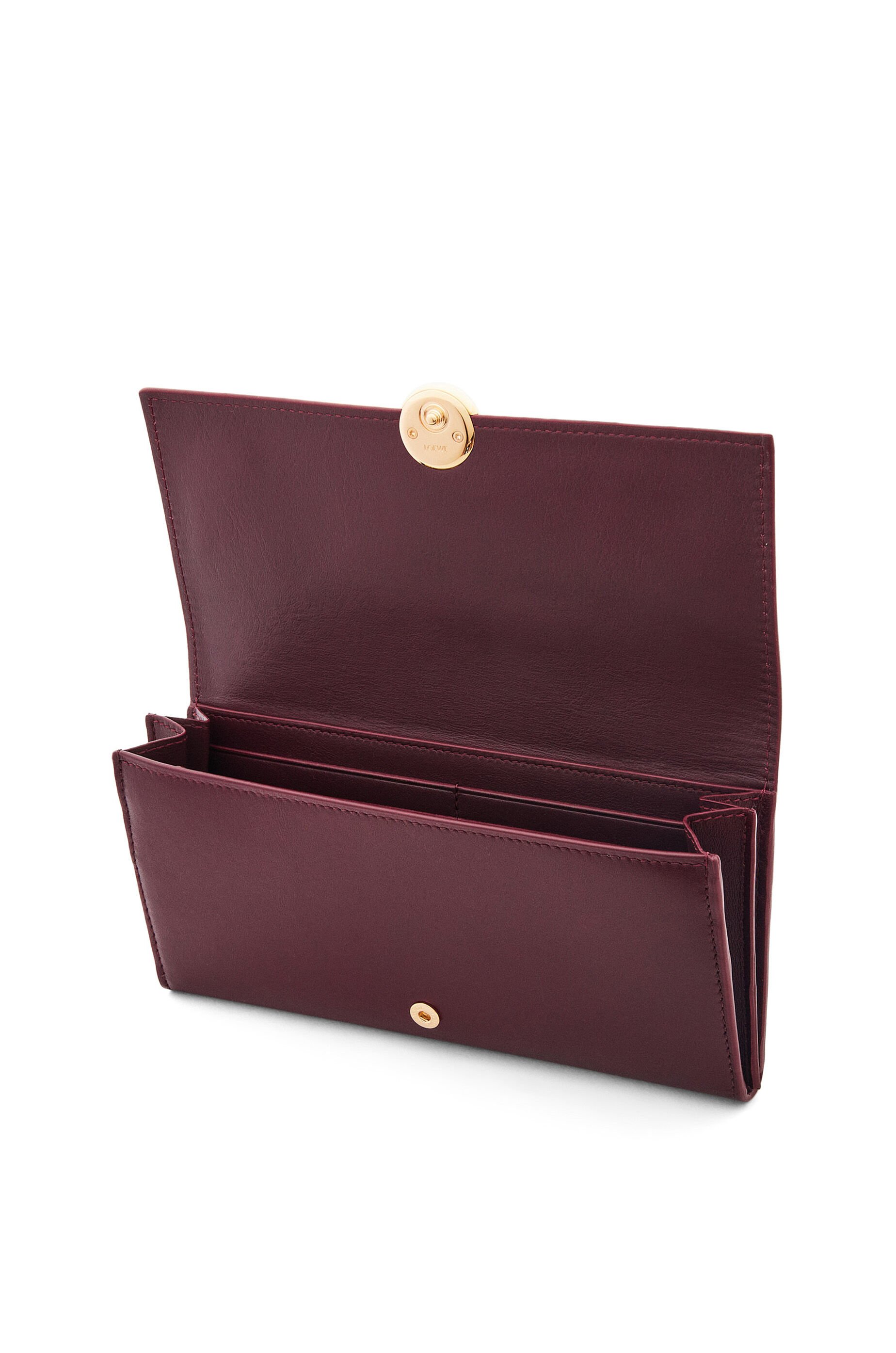 ぺブル コンティネンタル ウォレット（シャイニーナパカーフ）