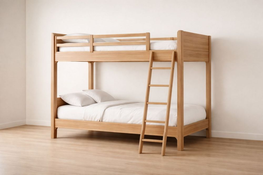 Wooden Bunk Bed Natural