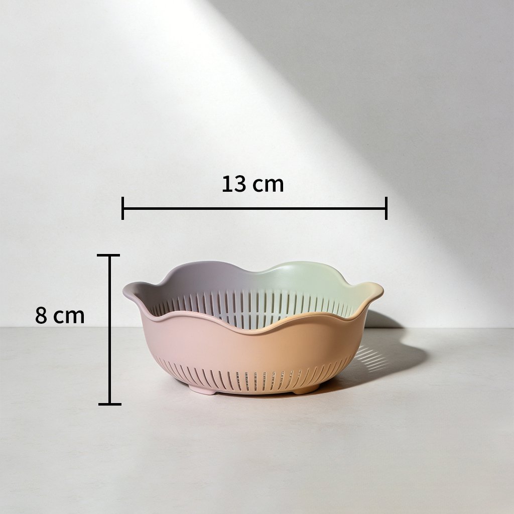 瀝水籃瀝乾蔬菜功能展示