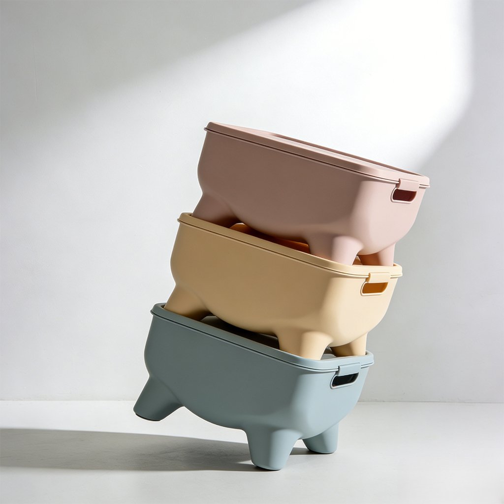 三層收納架整體外觀展示