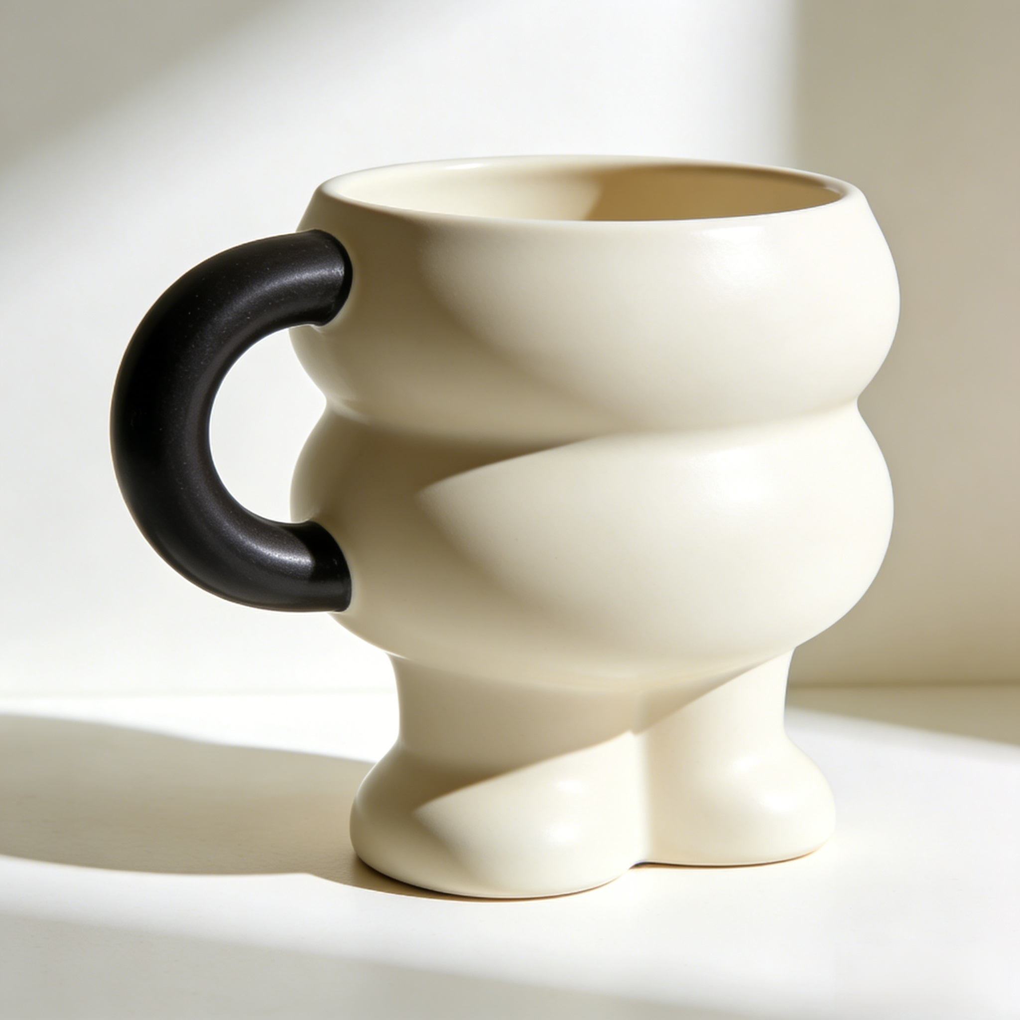 Simple Home Creative Ceramic Cups (Set of 2)
