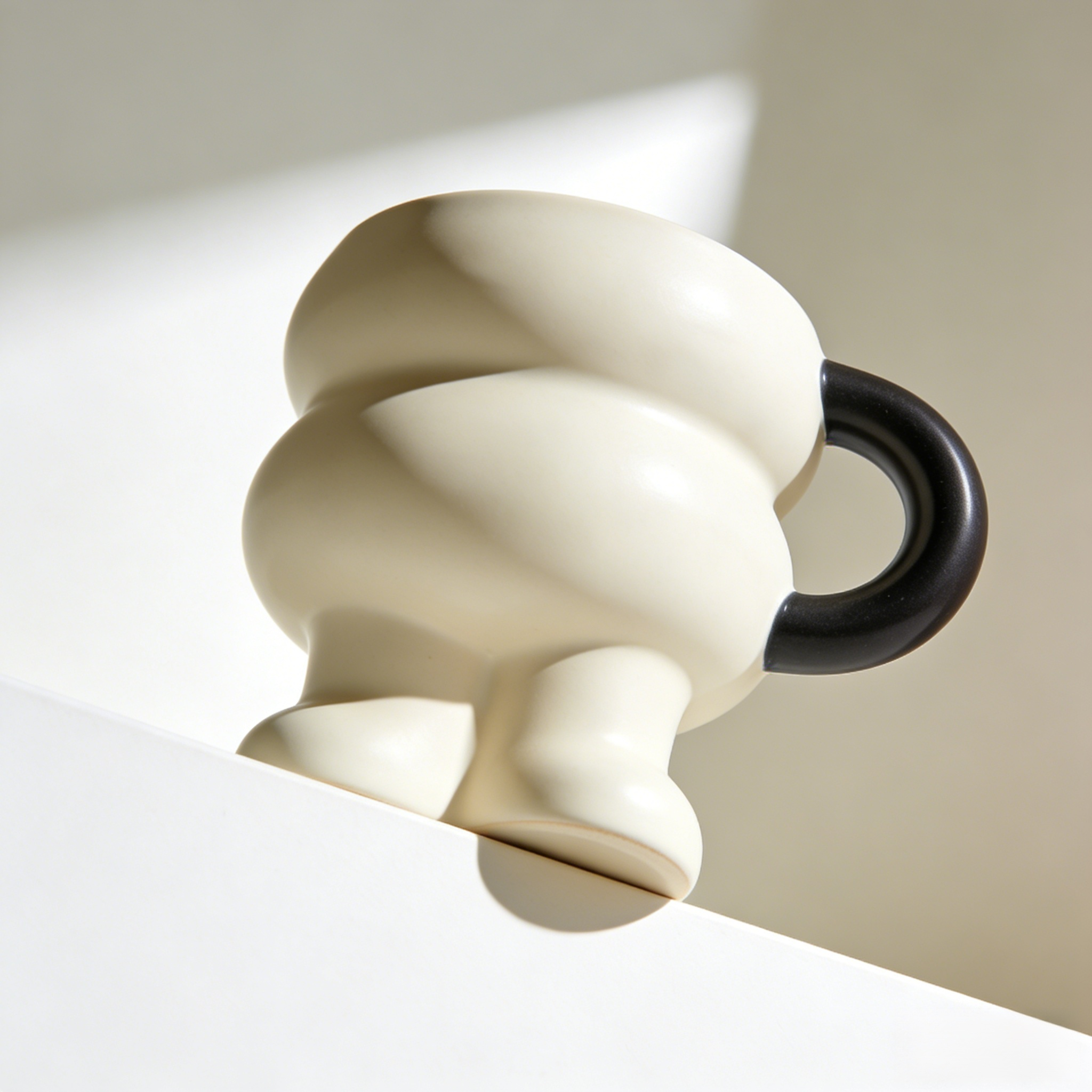 Simple Home Creative Ceramic Cups (Set of 2)