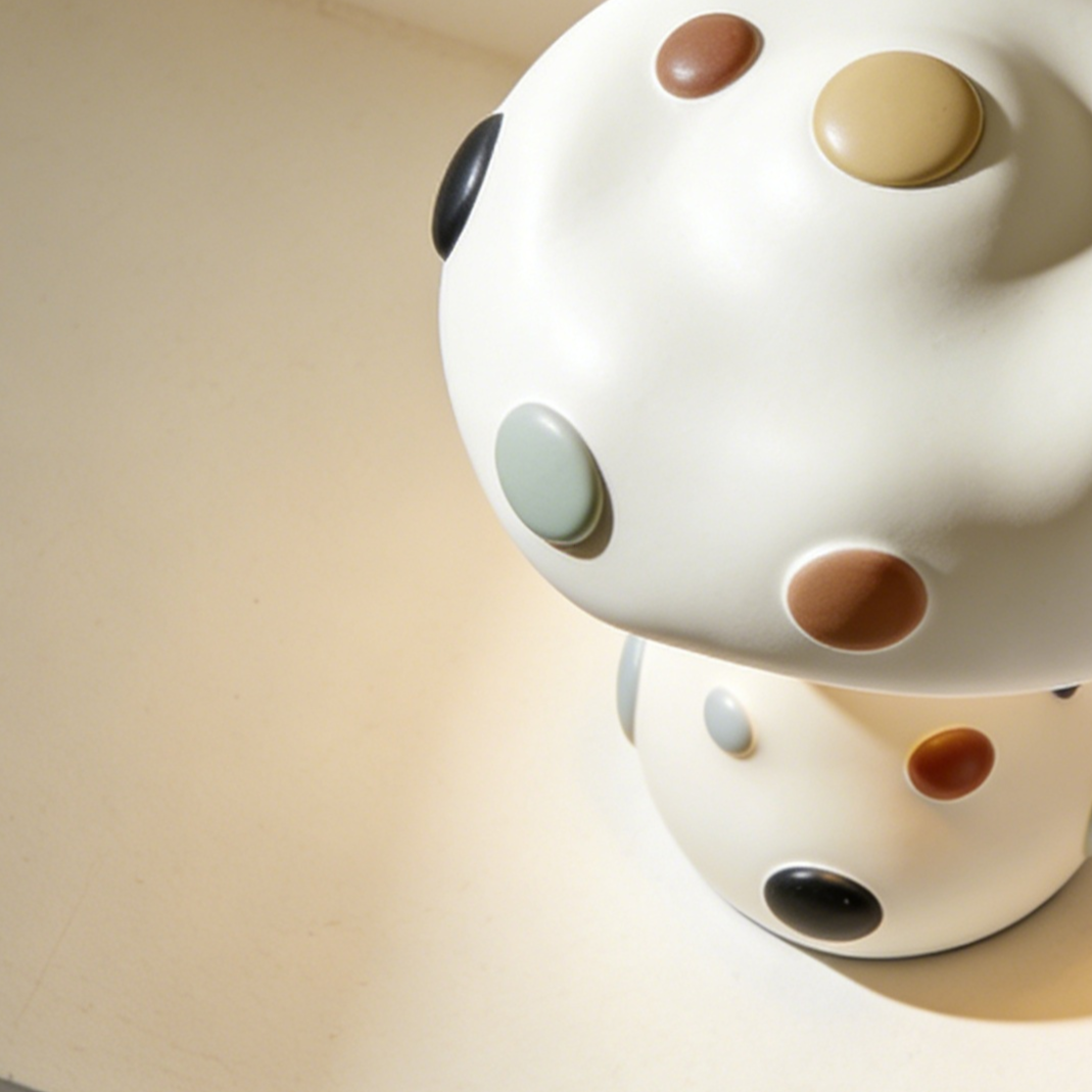 Whimsical mushroom-shaped night light for bedroom