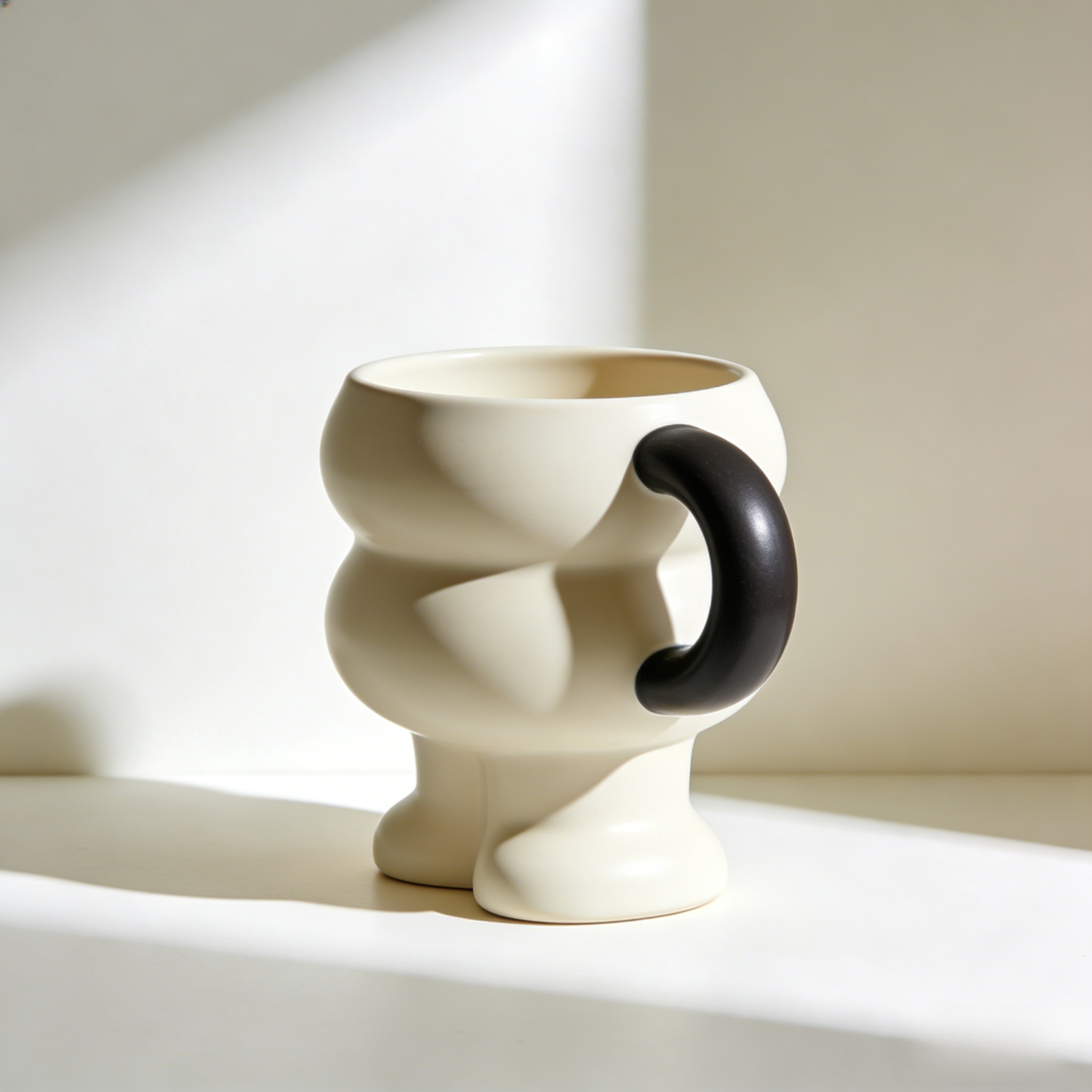 Simple Home Creative Ceramic Cups (Set of 2)