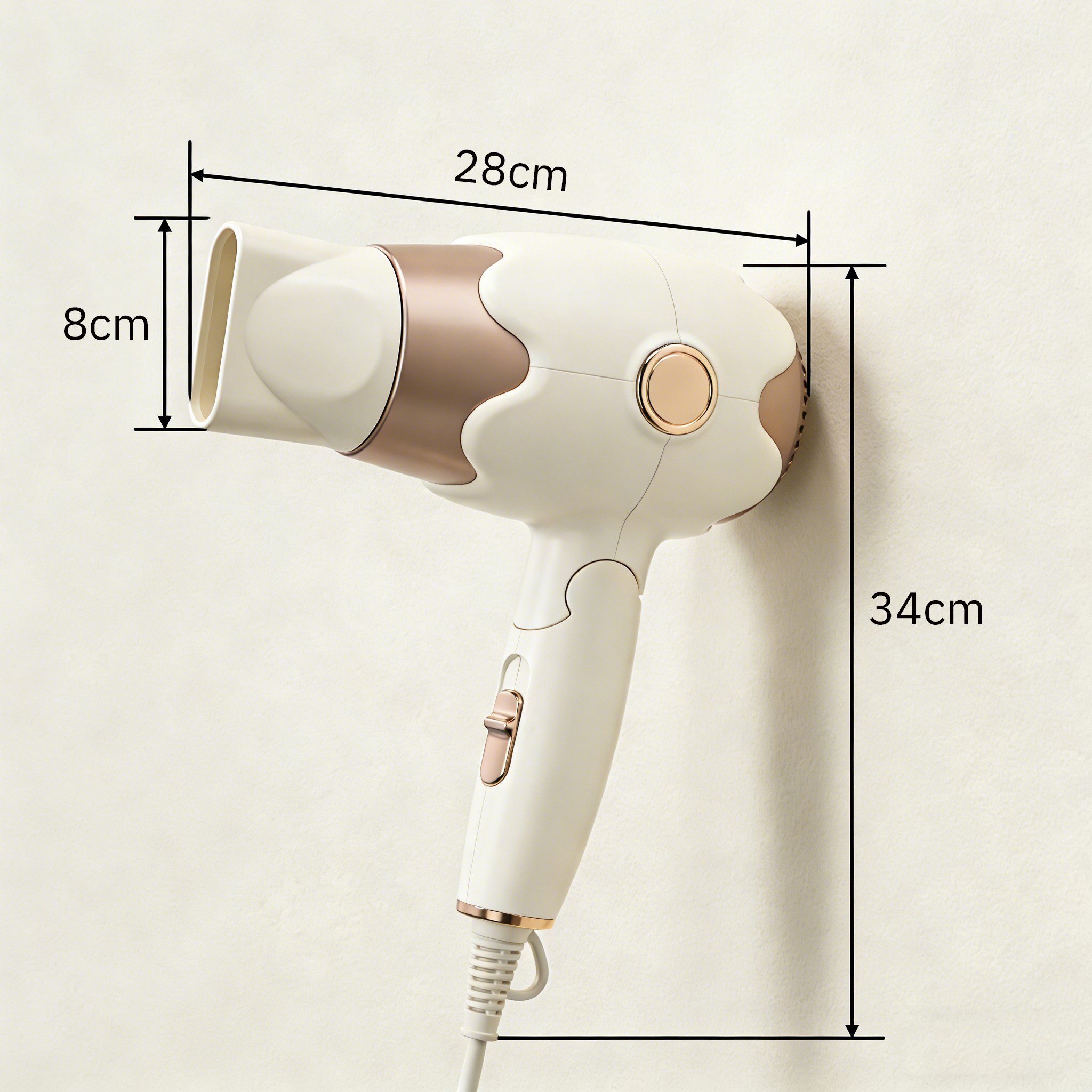 High Power Fast Dry Hair Dryer front view