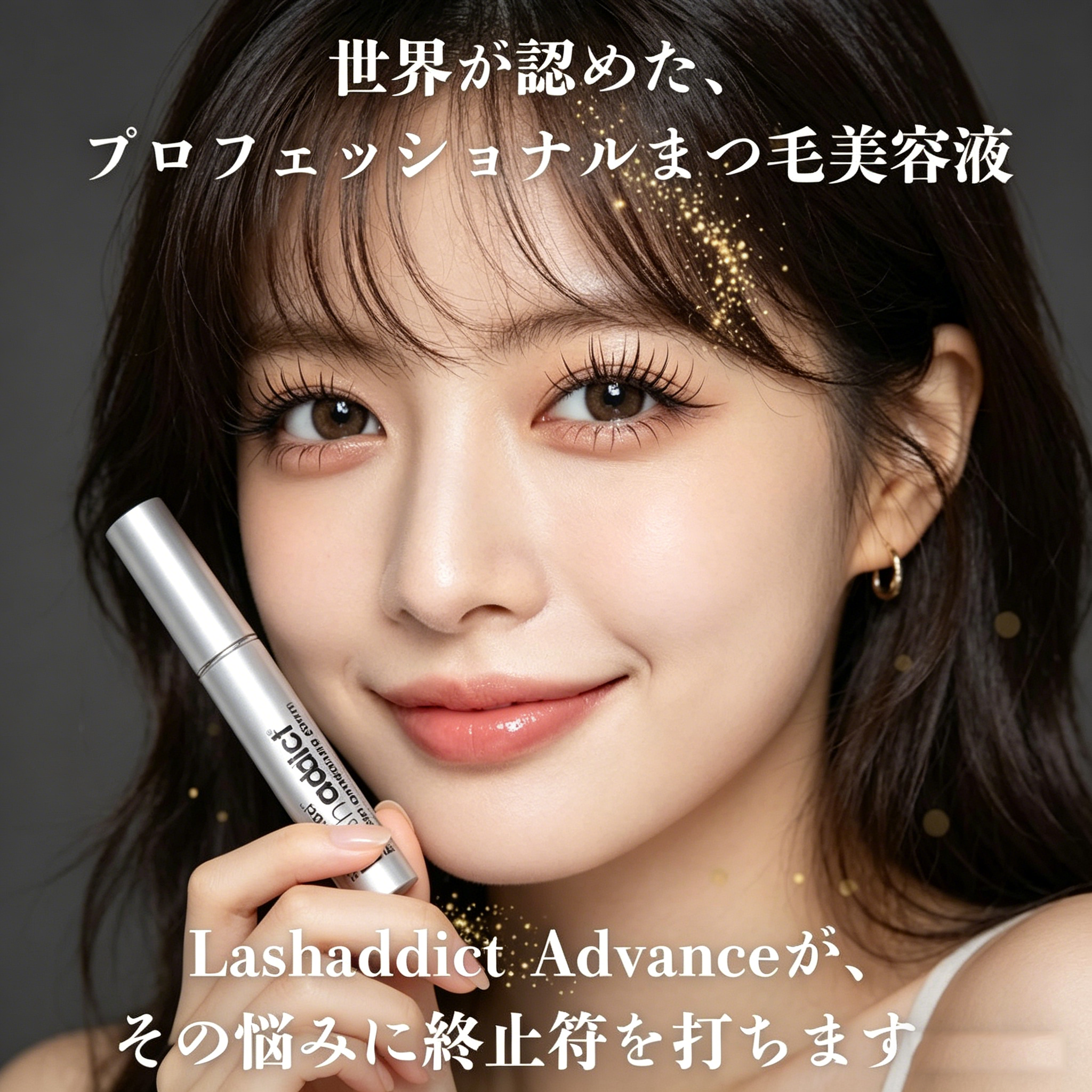 【半額セール★100 個限定】ラッシュアディクトアドバンス まつ毛美容液 5mL リーフレット・シリアルナンバー・QR コード付き